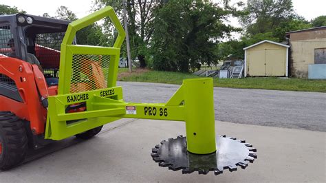 rotary tree saw skid steer